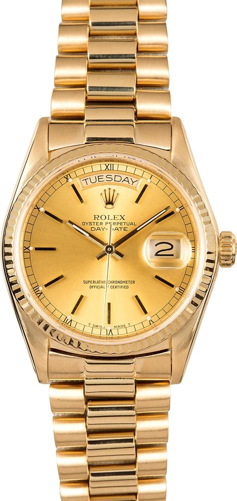 rolex 18k gold president day-date watch|rolex president 18k gold cost.